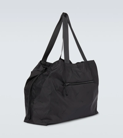 Shop Balenciaga Expandable Technical Tote Bag In Black