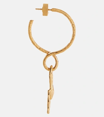 Shop Jacquemus Hoop Earrings In Gold