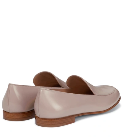 Shop Gianvito Rossi Leather Loafers In Pink