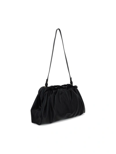 Shop Pinko Maxi Chain Clutch Bag In Black