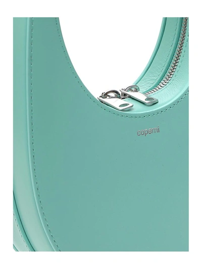 Shop Coperni Swipe Mini Tote Bag In Green