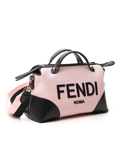 Shop Fendi By The Way Medium Boston Shoulder Bag In Pink