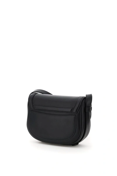 Shop Etro Pegaso Logo Plaque Shoulder Bag In Black