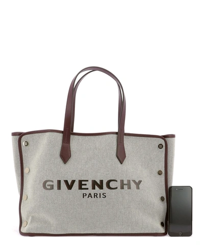 Shop Givenchy Bond Medium Tote Bag In Beige