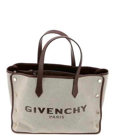 Shop Givenchy Bond Medium Tote Bag In Beige