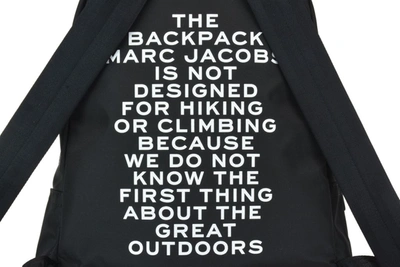 Shop Marc Jacobs The Pictogram Backpack In Black