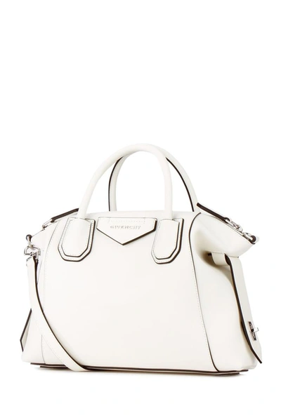 Shop Givenchy Antigona Soft Small Tote Bag In White