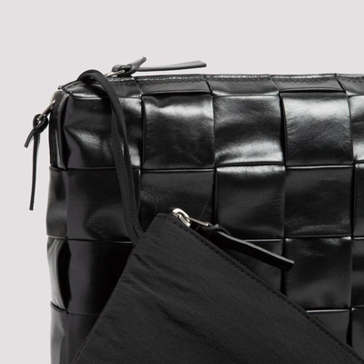Shop Bottega Veneta Intrecciato Clutch Bag In Black