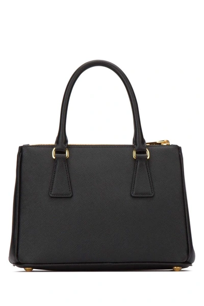 Shop Prada Galleria Mini Tote Bag In Black