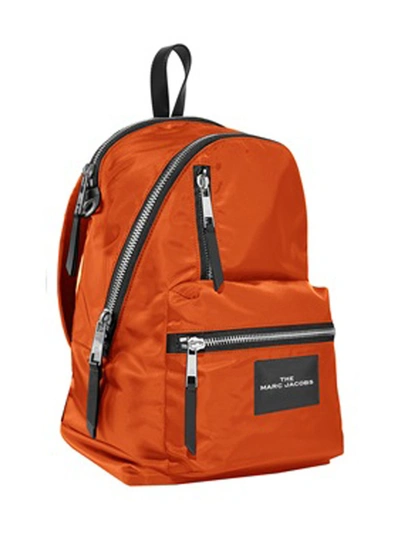 Shop Marc Jacobs The Zipper Backpack In Orange