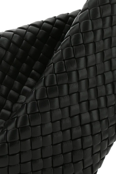 Shop Bottega Veneta Bv Crisscross Clutch Bag In Black