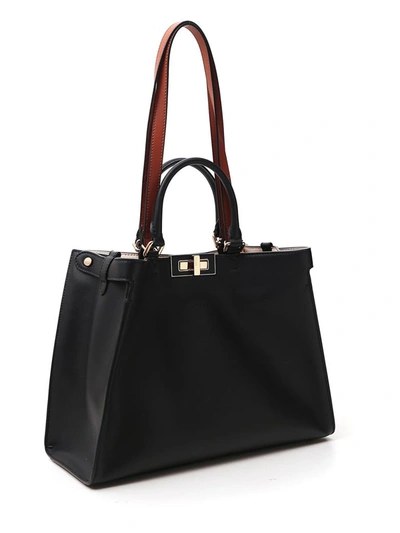 Shop Fendi Peekaboo Small X In Black