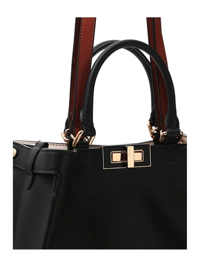 Shop Fendi Peekaboo Small X In Black