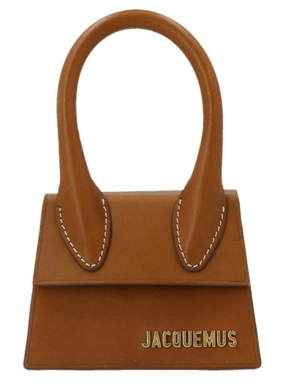 Shop Jacquemus Le Chiquito Mini Shoulder Bag In Brown