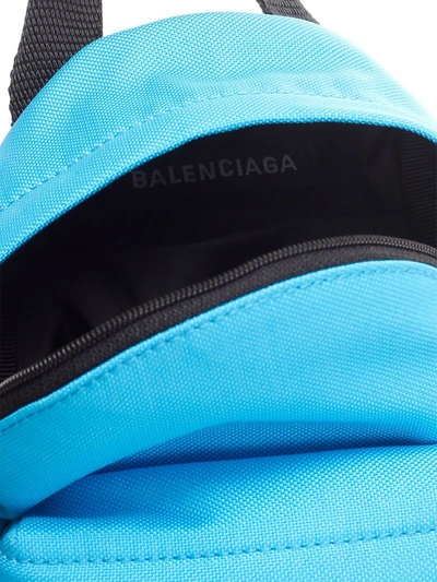 Shop Balenciaga Oversized Mini Backpack In Blue