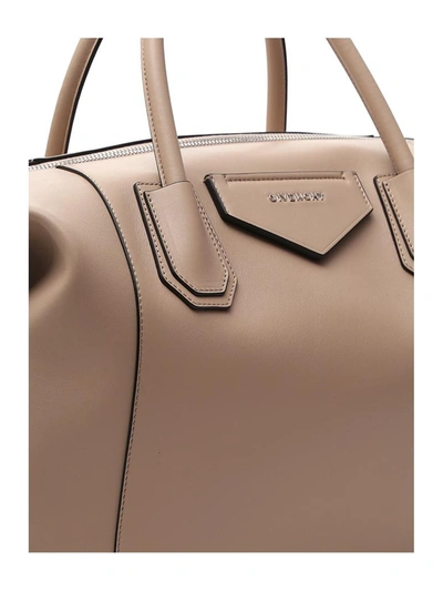 Shop Givenchy Antigona Soft Medium Tote Bag In Beige