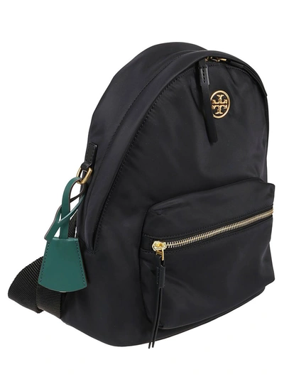 Shop Tory Burch Piper Small Zip Backpack In Black