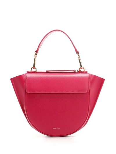 Shop Wandler Hortensia Mini Shoulder Bag In Pink