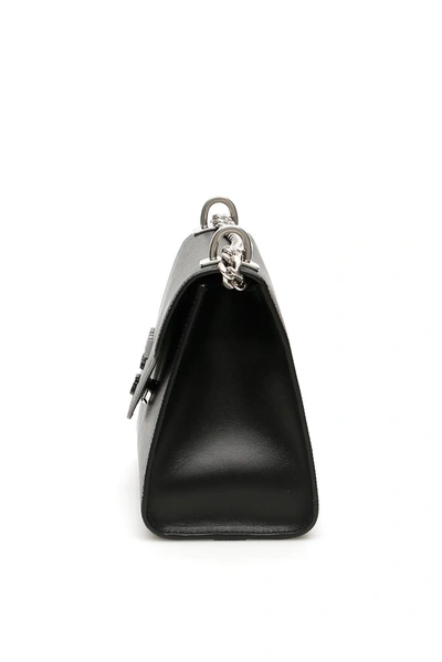 Shop Prada Envelope Chain Strap Shoulder Bag In Black