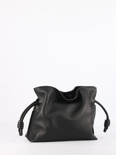 Shop Loewe Flamenco Mini Clutch Bag In Black