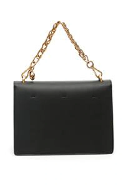 Shop Fendi Kan U Small Shoulder Bag In Black