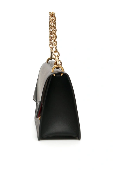 Shop Fendi Kan U Small Shoulder Bag In Black