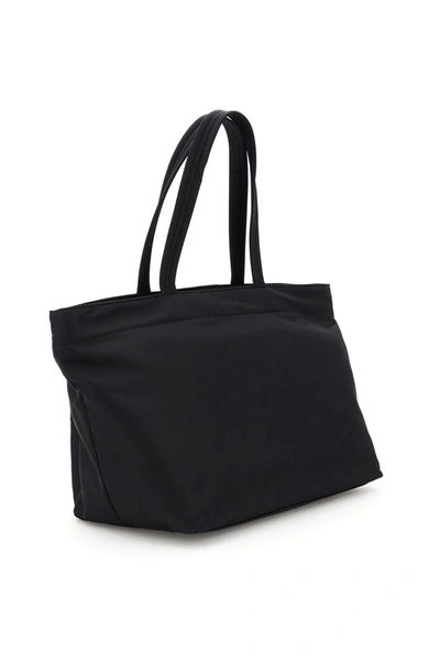 Shop Anya Hindmarch Eyes Top Handle Tote Bag In Black