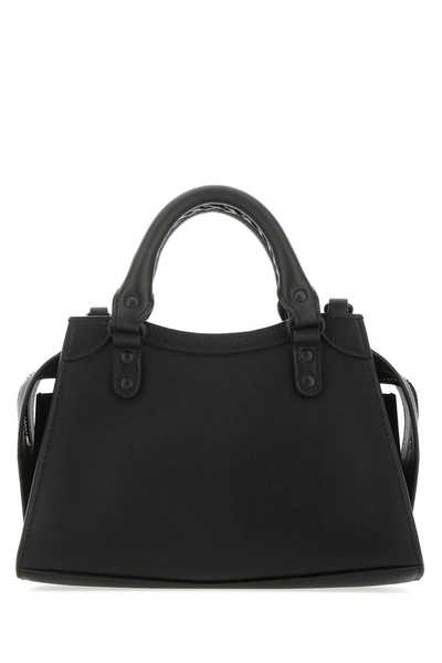 Shop Balenciaga Neo Classic Mini Top Handle Bag In Black