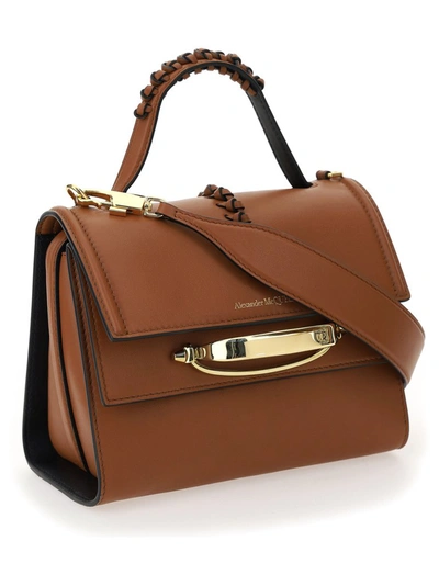 Shop Alexander Mcqueen The Story Handbag In Brown