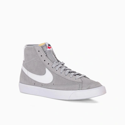 Shop Nike Blazer Mid '77 Sneakers In Grey