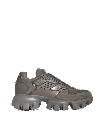 Shop Prada Cloudbust Thunder Sneakers In Grey