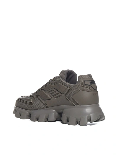 Shop Prada Cloudbust Thunder Sneakers In Grey