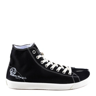 Shop Maison Margiela Tabi High In Black