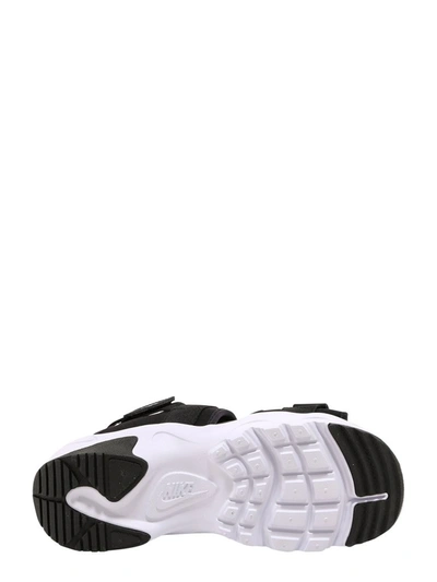 Shop Nike Canyon Buckle Detail Sandals In Black