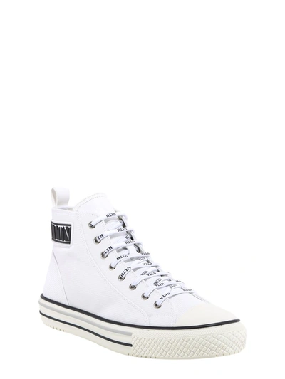 Shop Valentino Vltn Giggies Sneakers In White