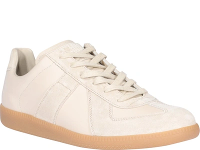 Shop Maison Margiela Replica Sneakers In Beige