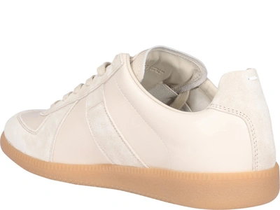 Shop Maison Margiela Replica Sneakers In Beige