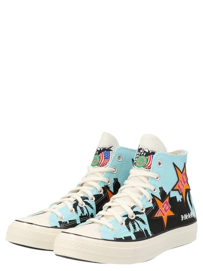 Shop Converse X Chinatown Market Lakers Championship Jacket Chuck 70 Sneakers In Multi