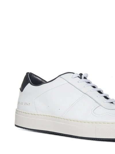 Shop Common Projects Bball 90 Sneakers In White