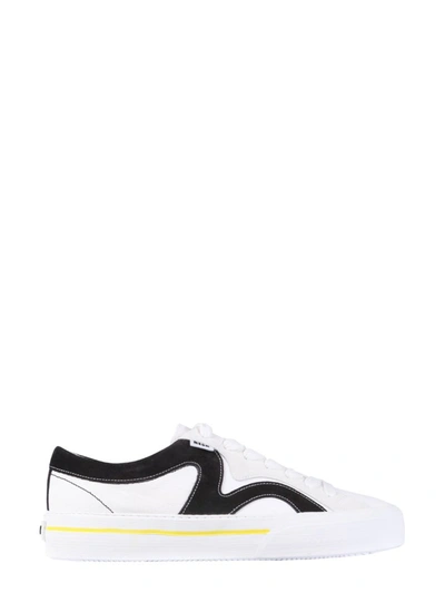 Shop Msgm Contrast Detail Low In White