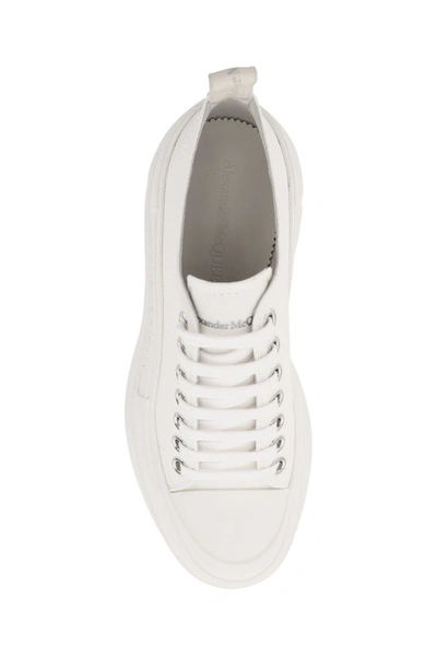 Shop Alexander Mcqueen Tread Sneakers In White