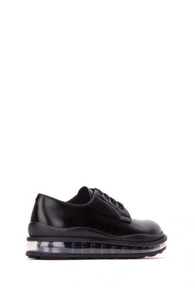 Shop Prada Levitate Derby Shoes In Black