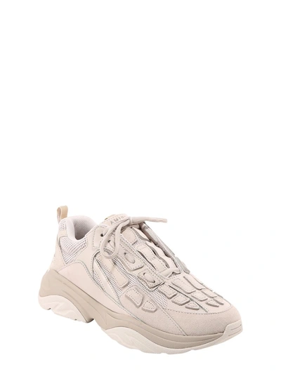 Shop Amiri Bone Runner Sneakers In White