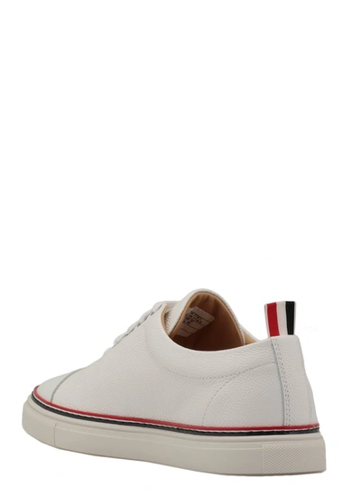 Shop Thom Browne Rwb Stripe Low In White