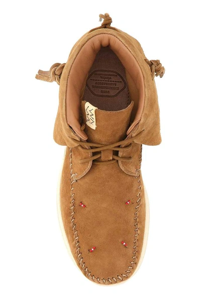 Shop Visvim Lhamo Ankle Boots In Brown