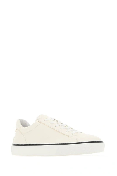 Shop Tod's Contrasting Stripe Low In White