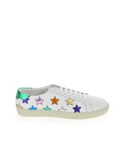 Shop Saint Laurent Court Classic Sl/06 Sneakers In White