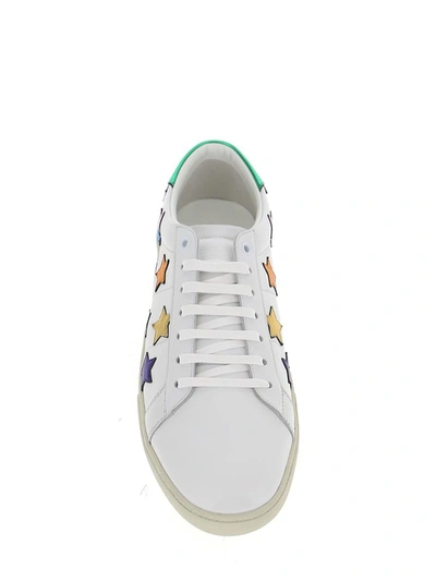 Shop Saint Laurent Court Classic Sl/06 Sneakers In White