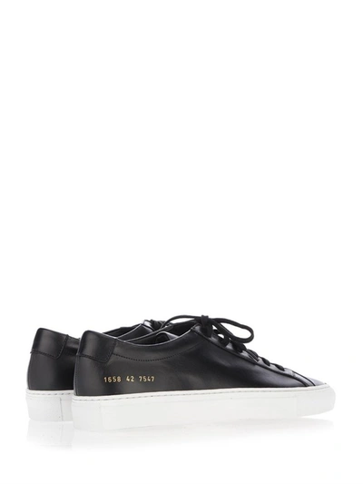 Shop Common Projects Achilles Low Top Sneakers In Black