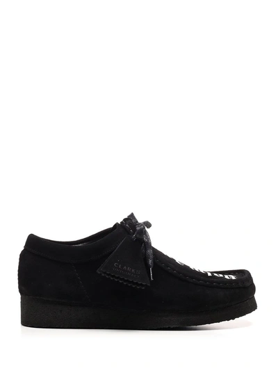 Shop Palm Angels X Clarks Originals Wallabee Lace In Black